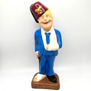 Masonic Vintage "I Joined" Figurine Freemasons Shriners Mt. Sinai Hand-Painted
